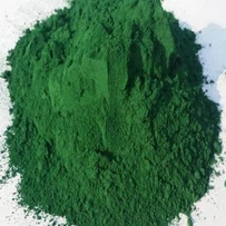 Grönt pigment av järnoxid